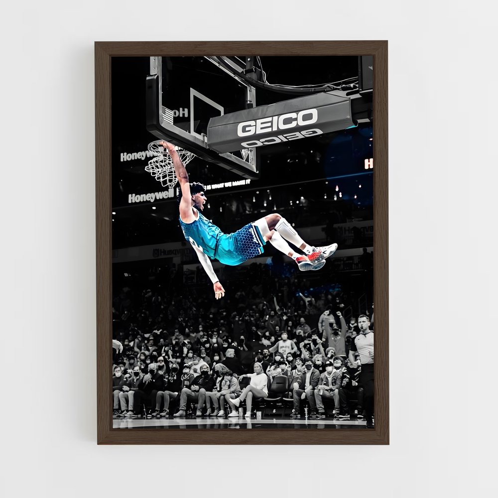 Poster Saut Spectaculaire – affiche Basketball (vue 5)